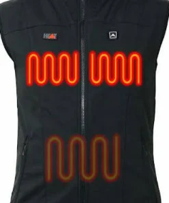 Avignon Unisex Heating Vest Softshell Powerbank Basic Black Hot