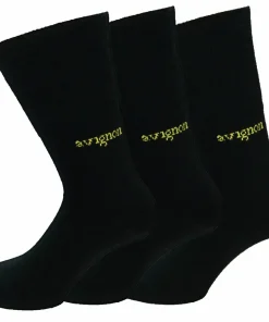 Avignon Unisex Liner Wool 3-Pack Basic Black