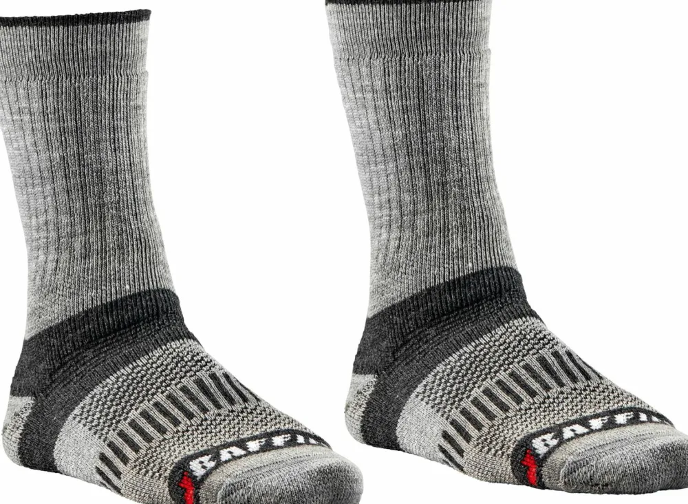 Baffin Unisex North Sock 2pk Charcoal Grey Outlet