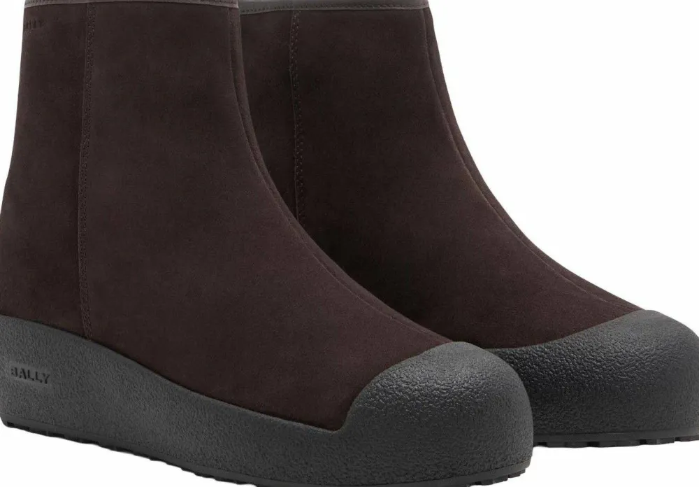 Bally Guard Iii M Calf Suede Ebano
