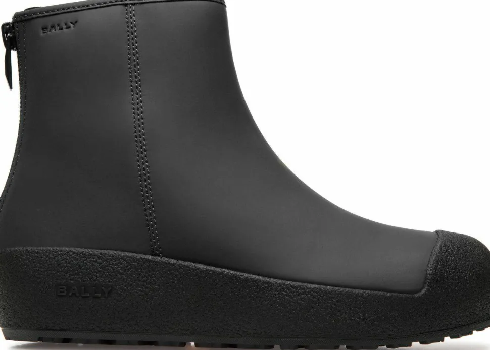 Bally Men's Guard Iii M Rubber Calf Black