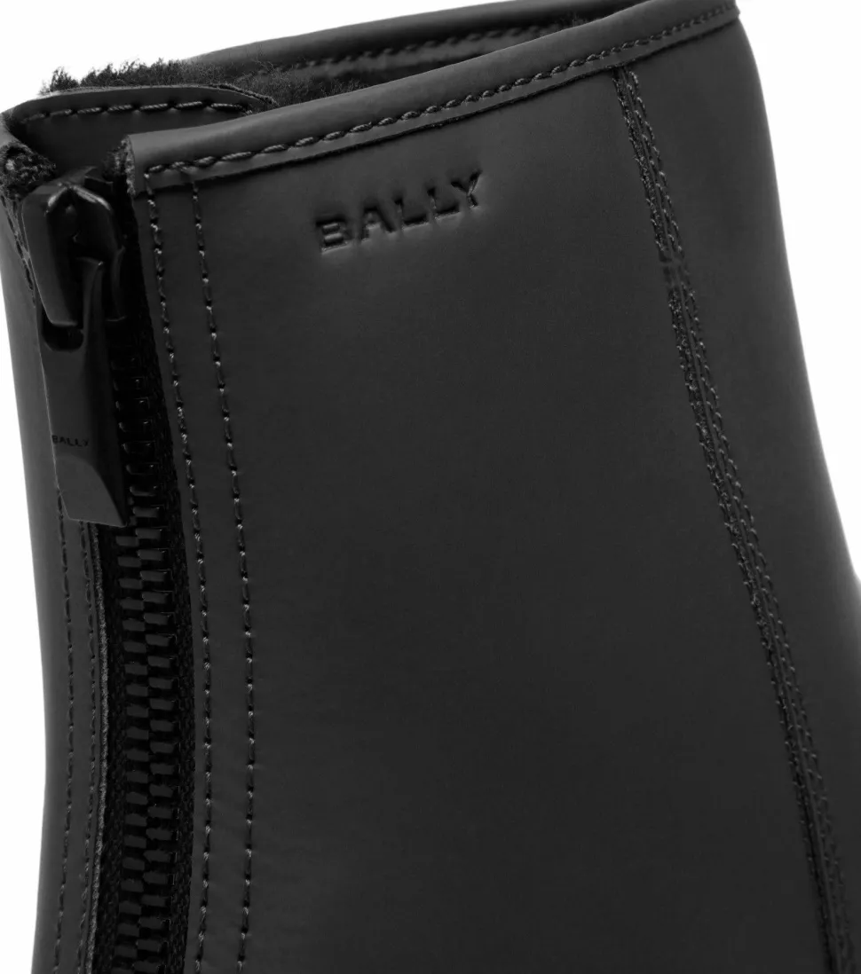 Bally Men's Guard Iii M Rubber Calf Black