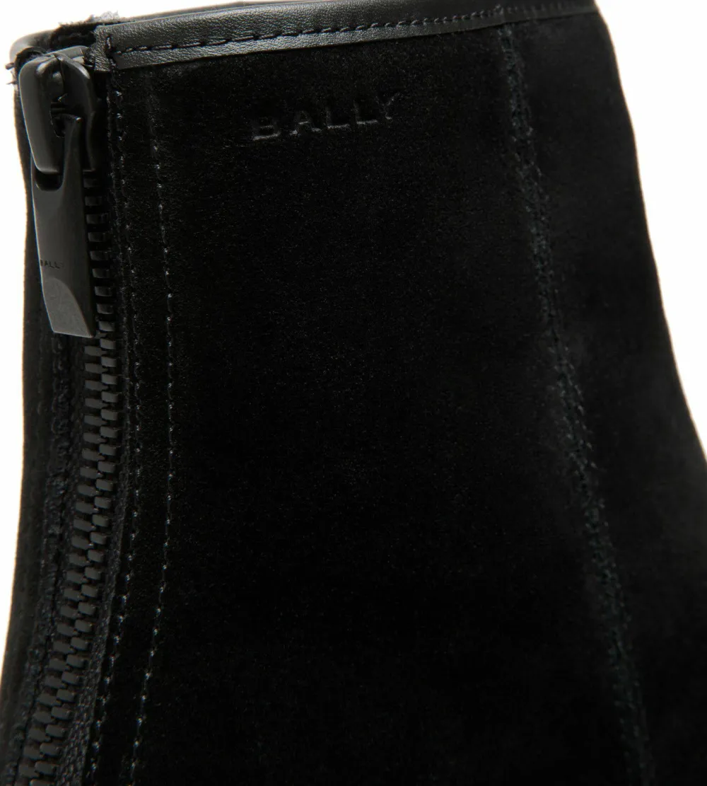 Bally Men's Guard Iii M Suede Calf Black Sale