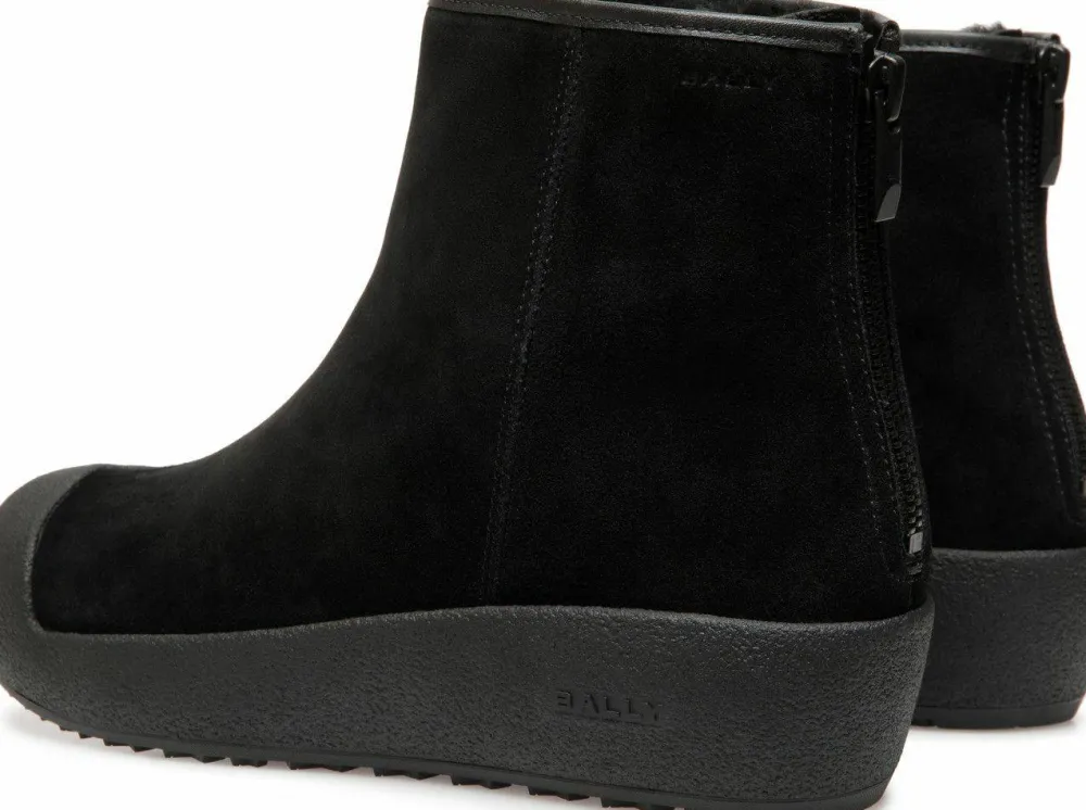 Bally Men's Guard Iii M Suede Calf Black Sale