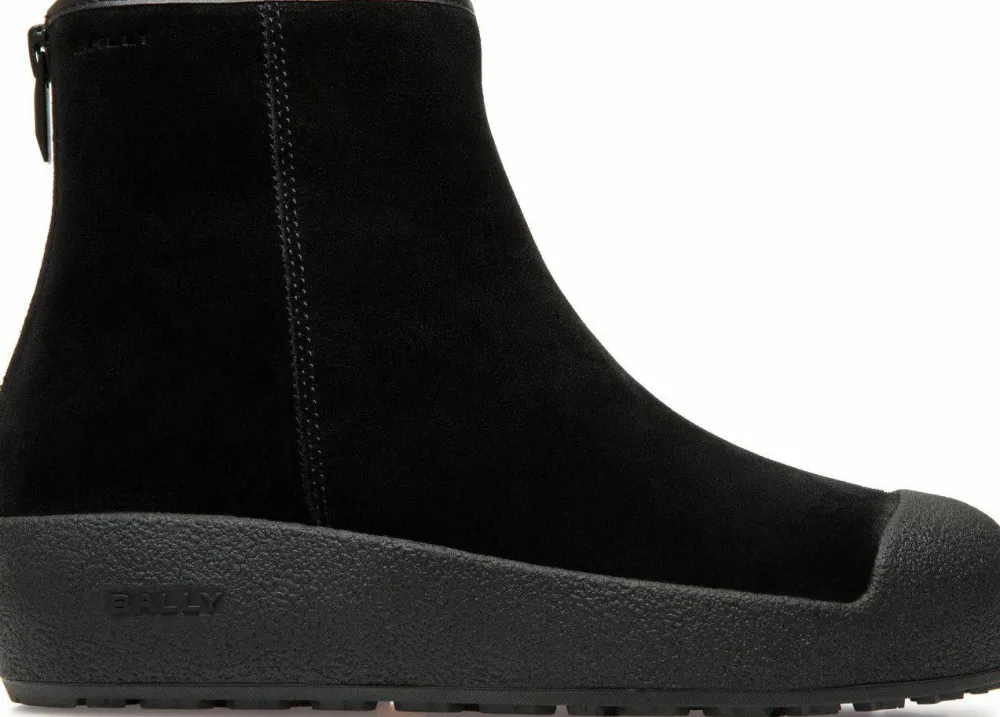 Bally Men's Guard Iii M Suede Calf Black Sale