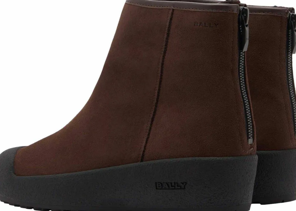 Bally Women's Guard III L Calf Suede Ebano