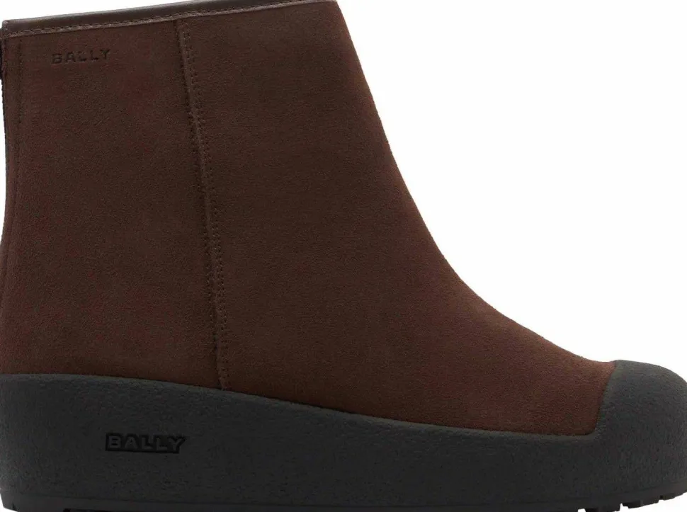 Bally Women's Guard III L Calf Suede Ebano