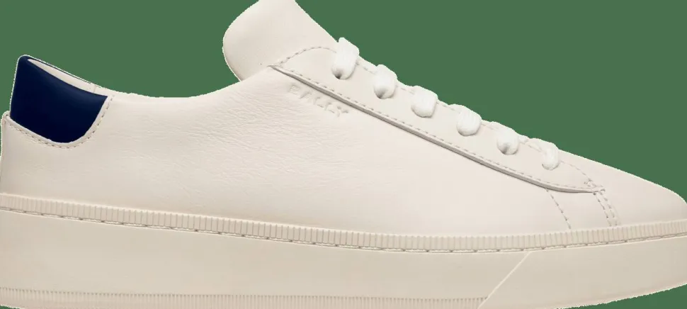 Bally Women's Ryvery White/Moroccan Blue