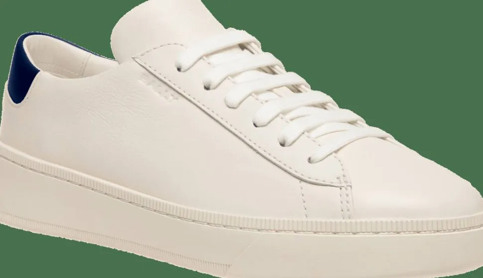 Bally Women's Ryvery White/Moroccan Blue