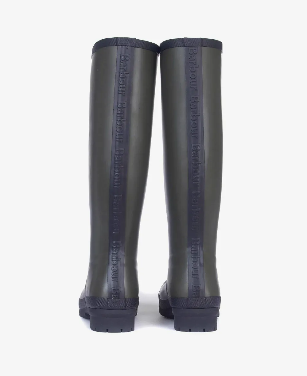 Barbour Women's Abbey Wellington Boots Olive Hot