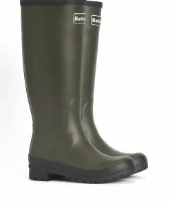 Barbour Women's Abbey Wellington Boots Olive Hot