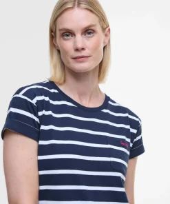 Barbour Women's Barbour Otterburn Stripe Dress Navy