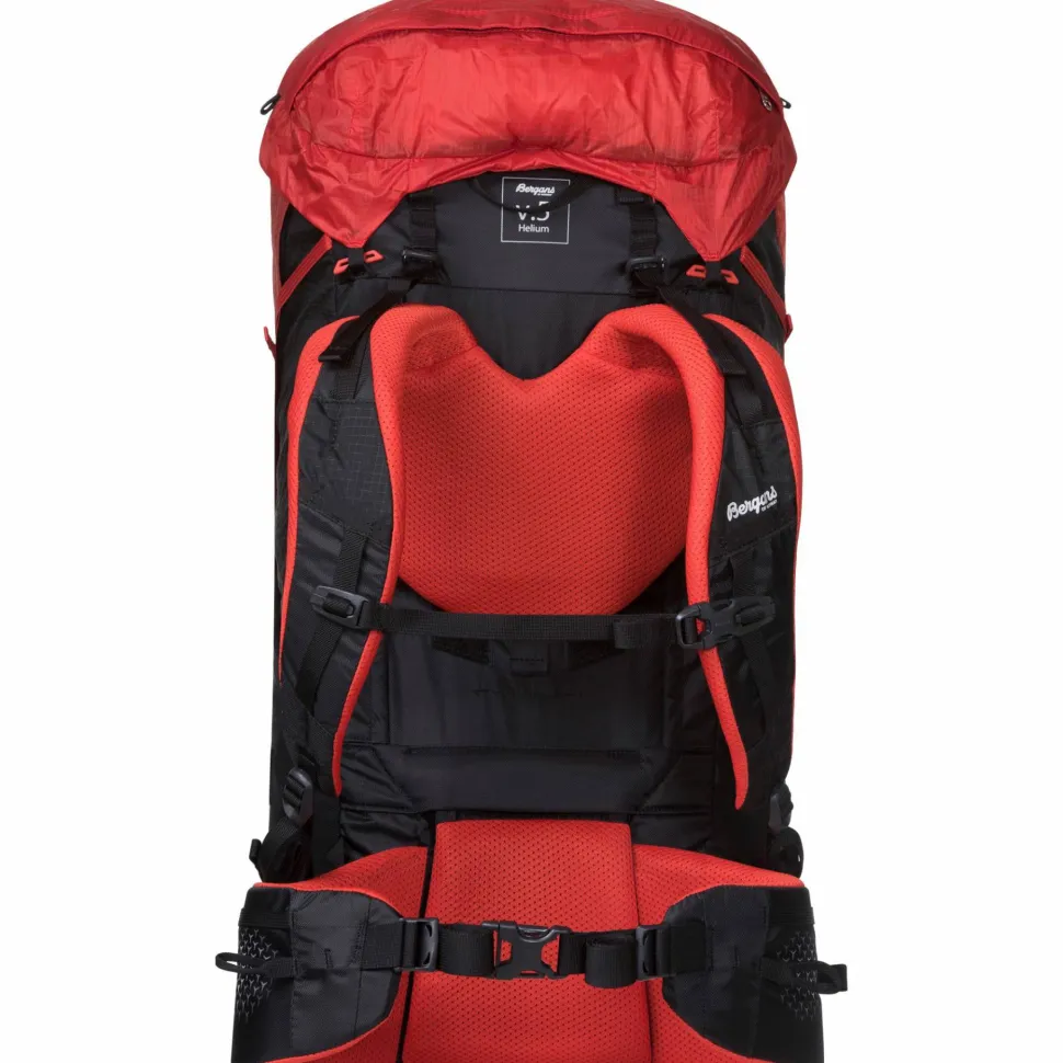 Bergans Helium V5 55 Red Sand/Black/Aluminium