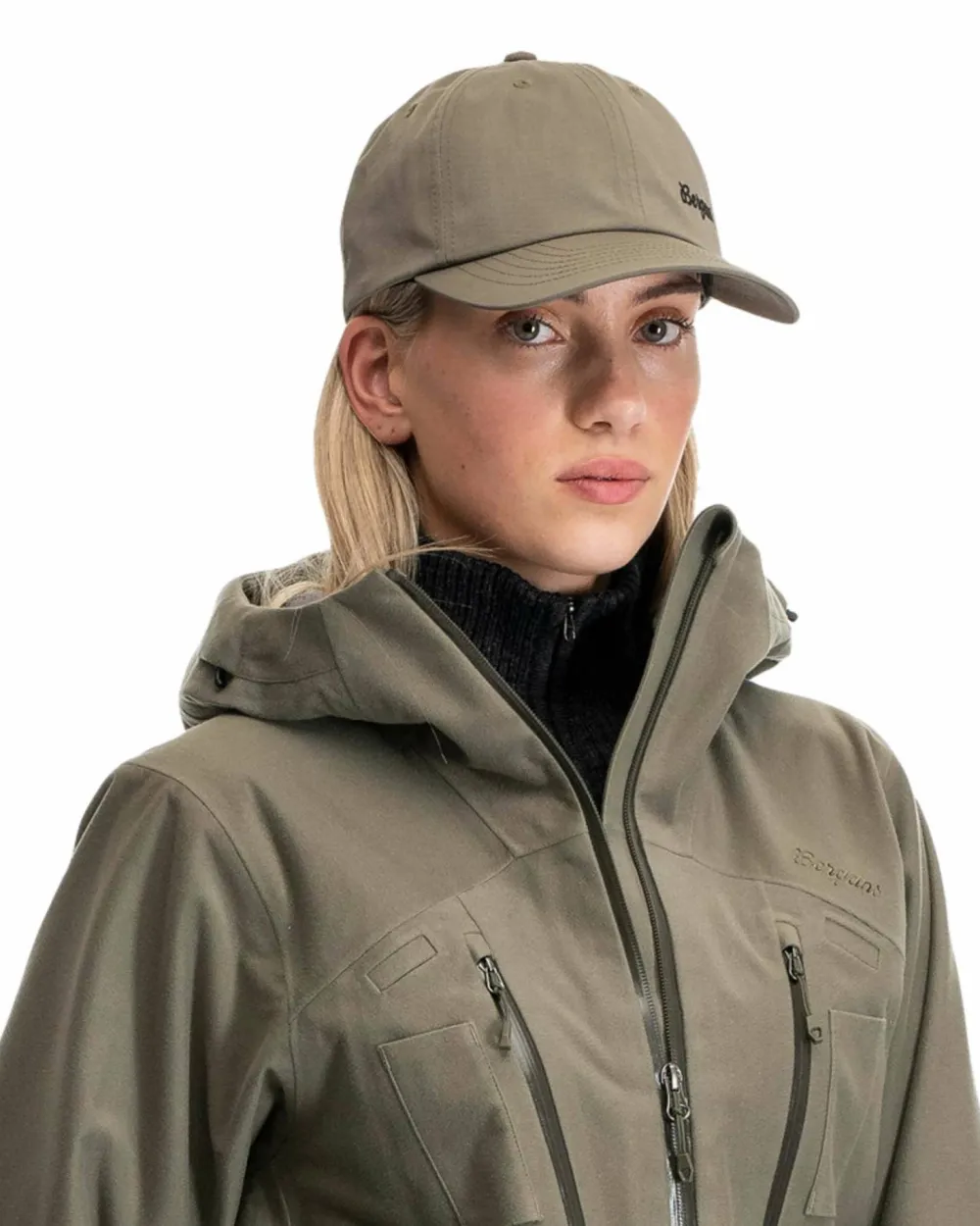 Bergans Hovet Strapback Cap Green Mud Clearance