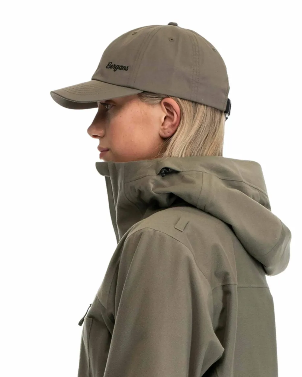Bergans Hovet Strapback Cap Green Mud Clearance