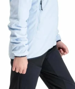 Bergans Juniors' Fleece Midlayer Jacket Cool Blue Outlet