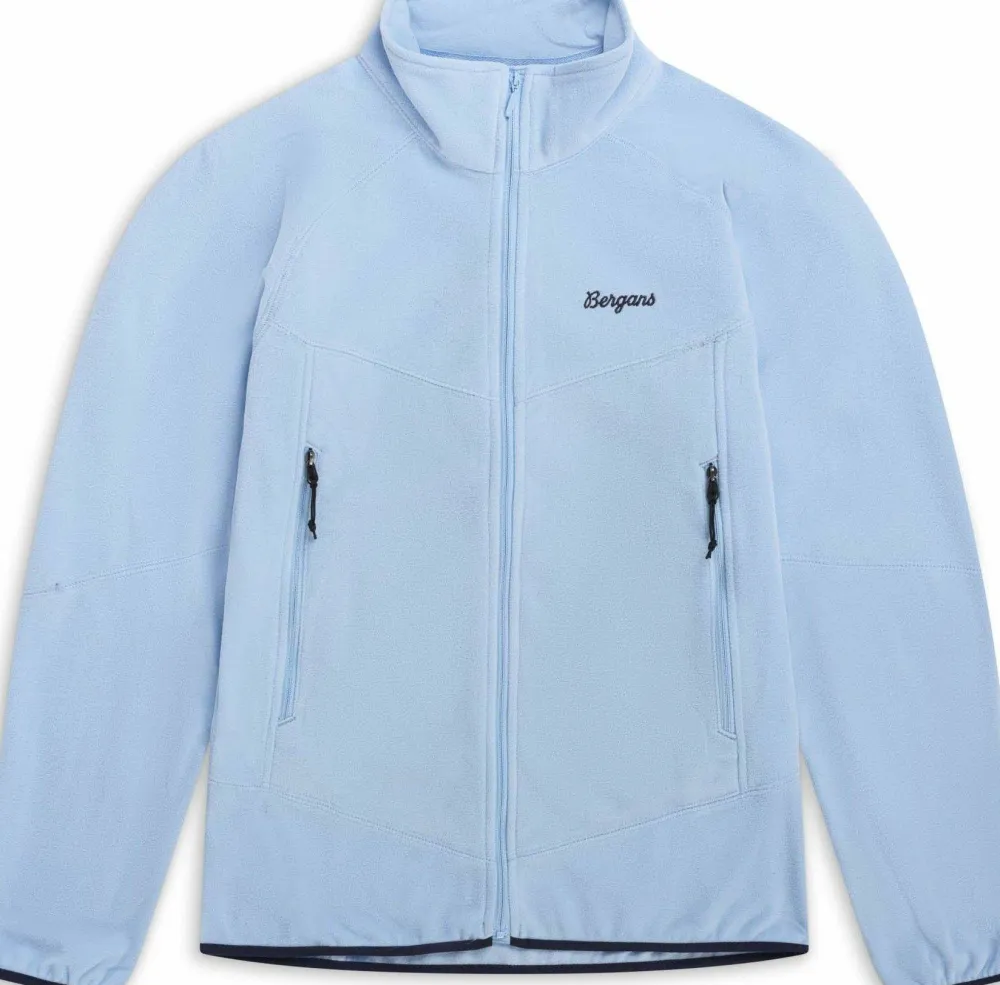 Bergans Juniors' Fleece Midlayer Jacket Cool Blue Outlet