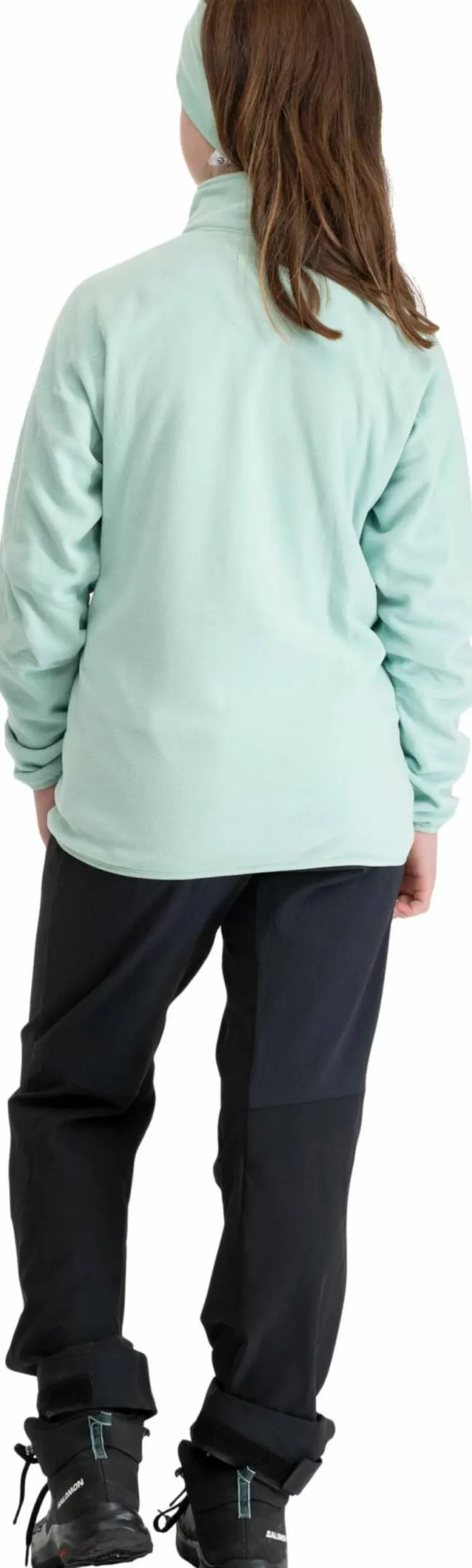 Bergans Juniors' Fleece Midlayer Jacket Mint Crush