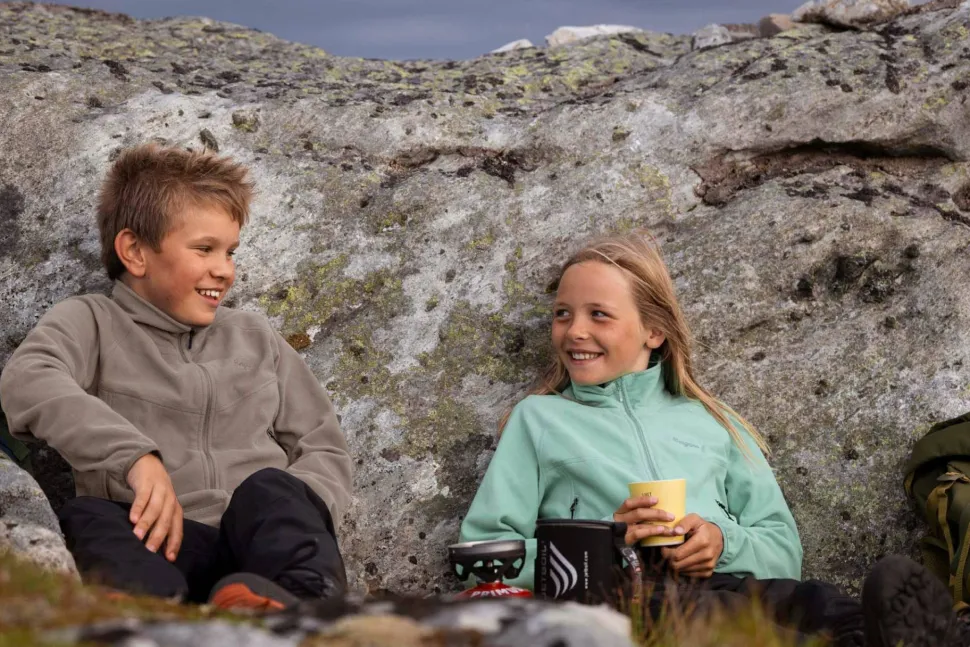 Bergans Juniors' Fleece Midlayer Jacket Mint Crush