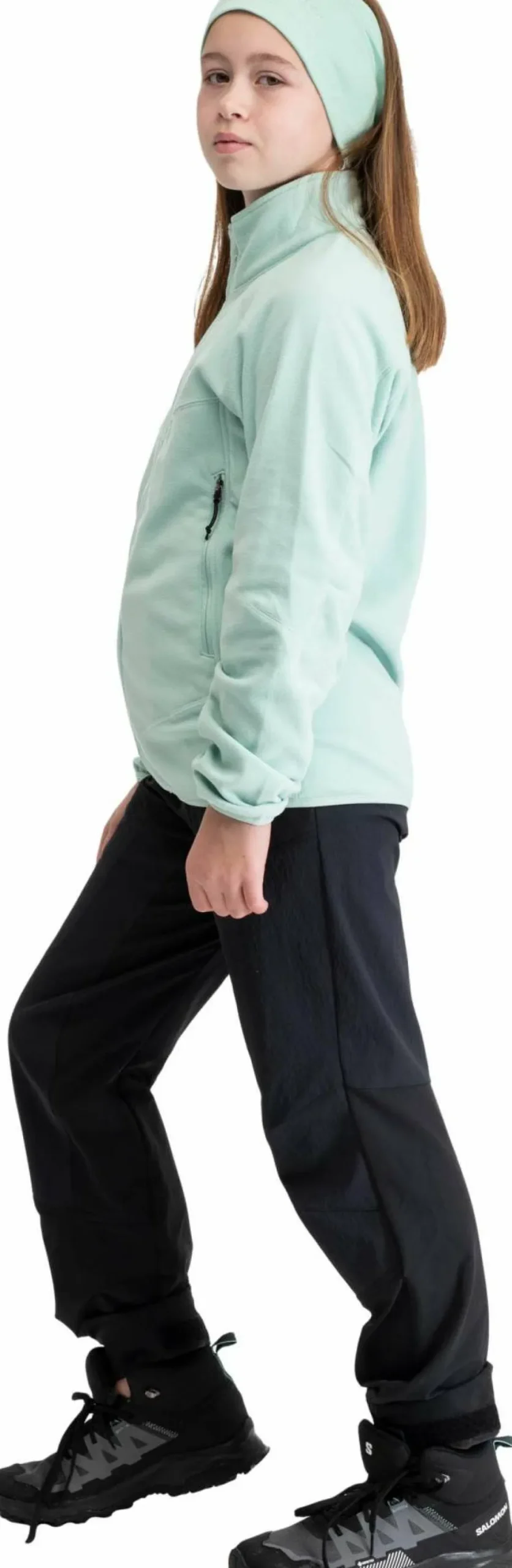 Bergans Juniors' Fleece Midlayer Jacket Mint Crush