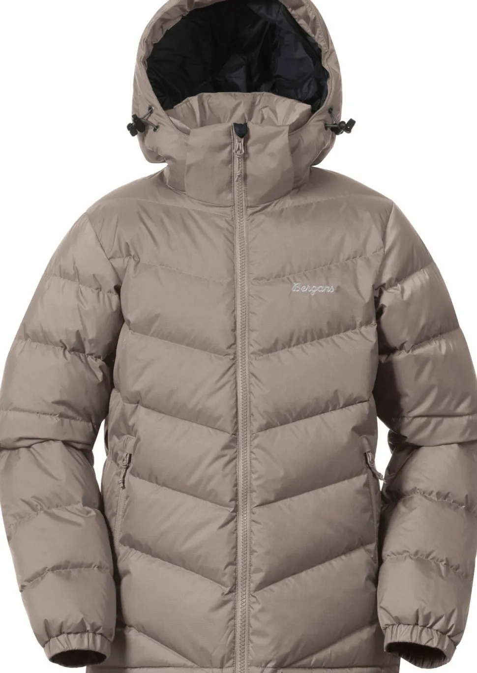 Bergans Juniors' Warm Down Jacket Unisex Rock Taupe