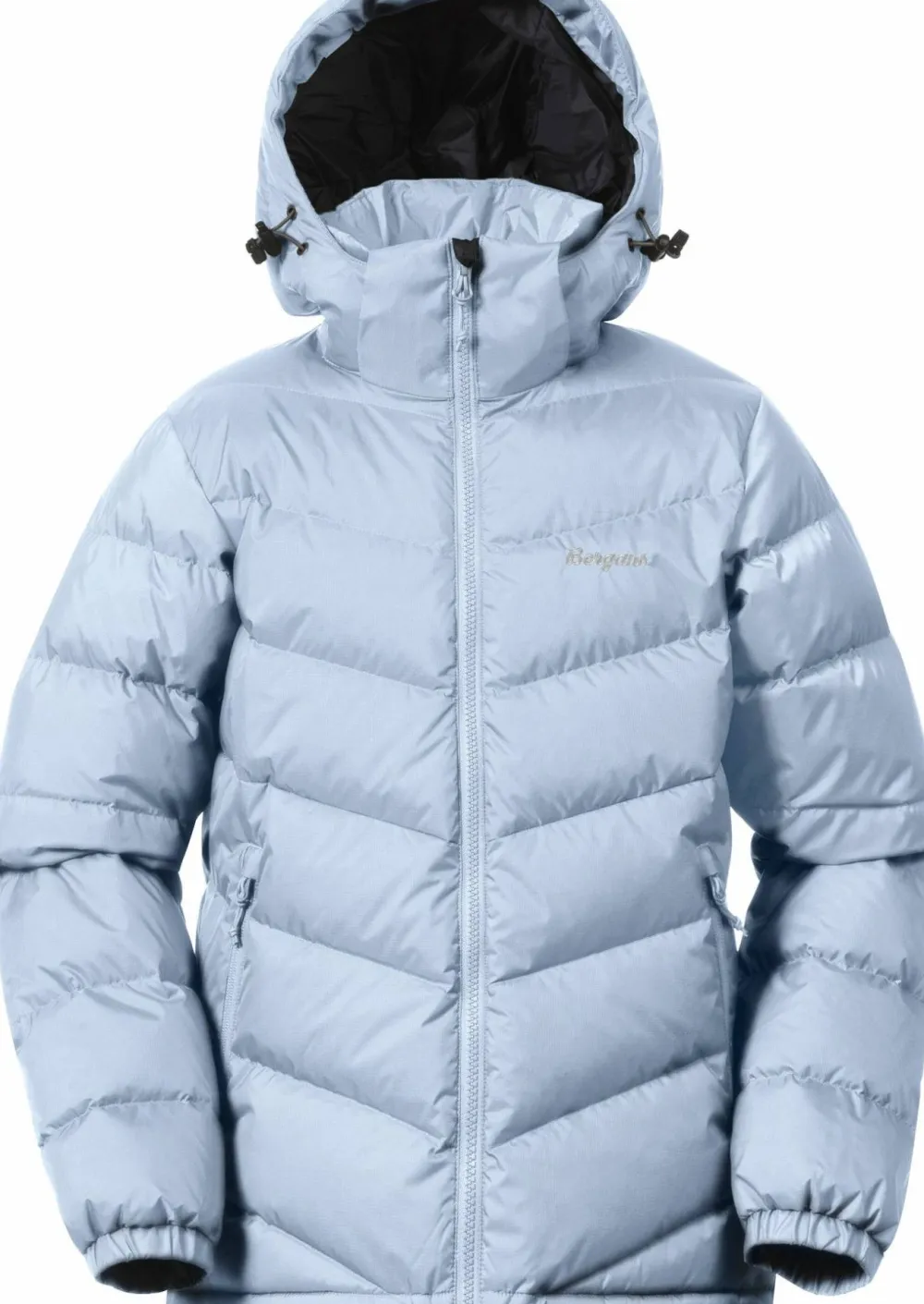 Bergans Juniors' Warm Down Jacket Unisex Cool Blue Hot
