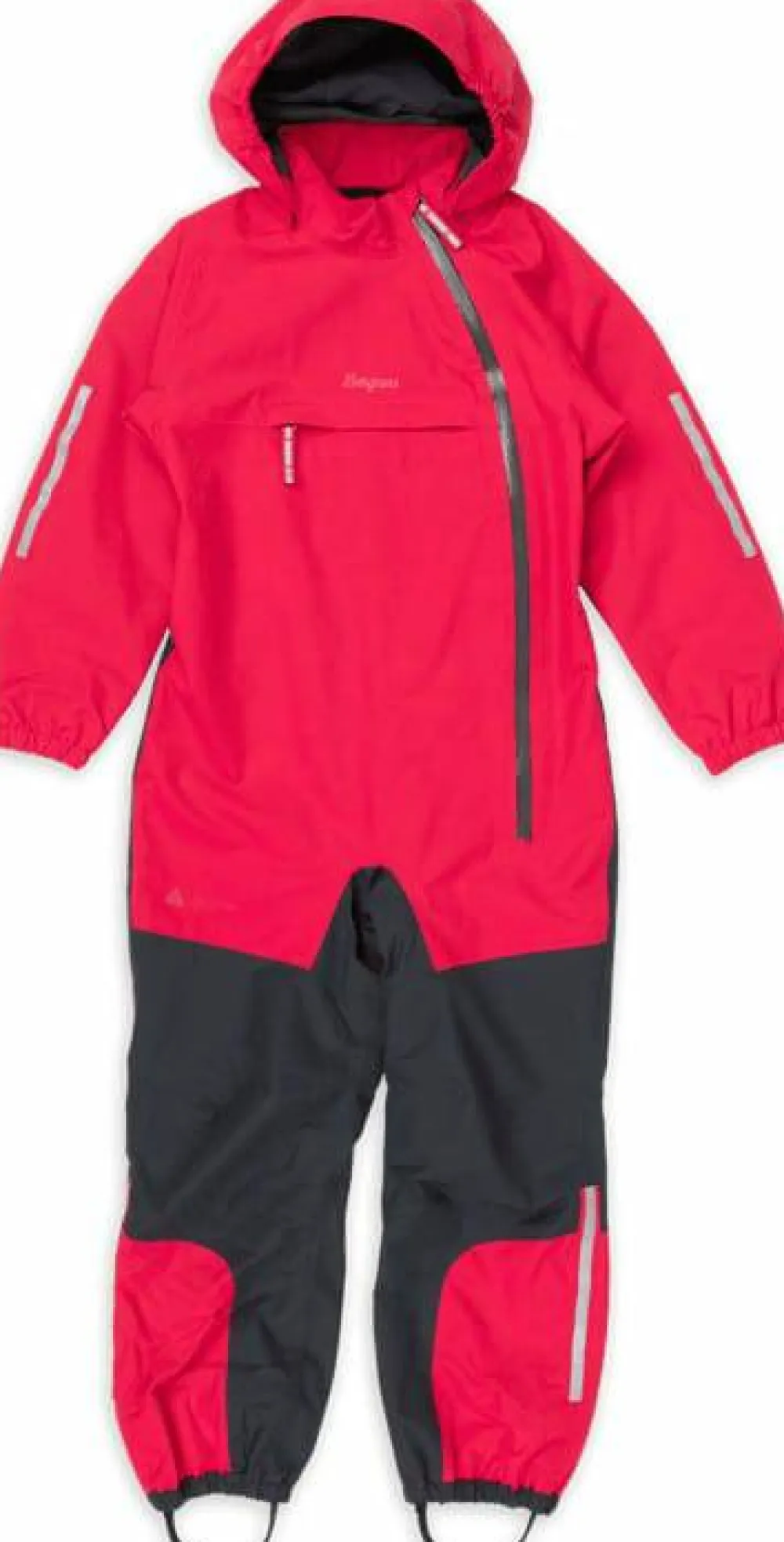 Bergans Kids' Lilletind Coverall Alpine Rose/Dark Shadow Grey Clearance
