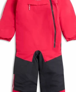 Bergans Kids' Lilletind Insulated Shell Coverall Alpine Rose/Dark Shadow Grey Best