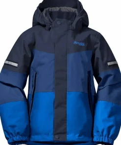 Bergans Kids' Lilletind Insulated Jacket Navy Blue/Lazuli Blue/Space Blue