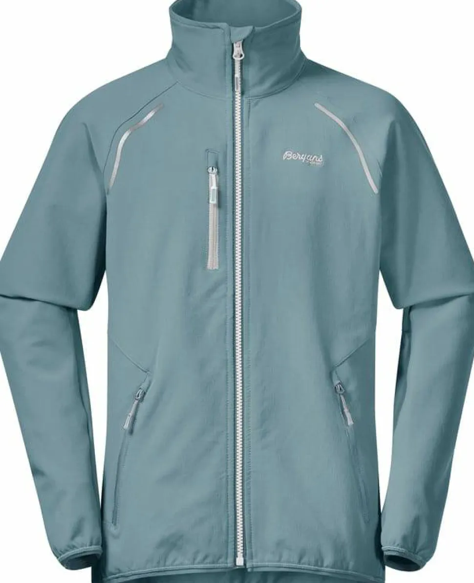 Bergans Kids' Sjoa Light Softshell Jacket Smoke Blue