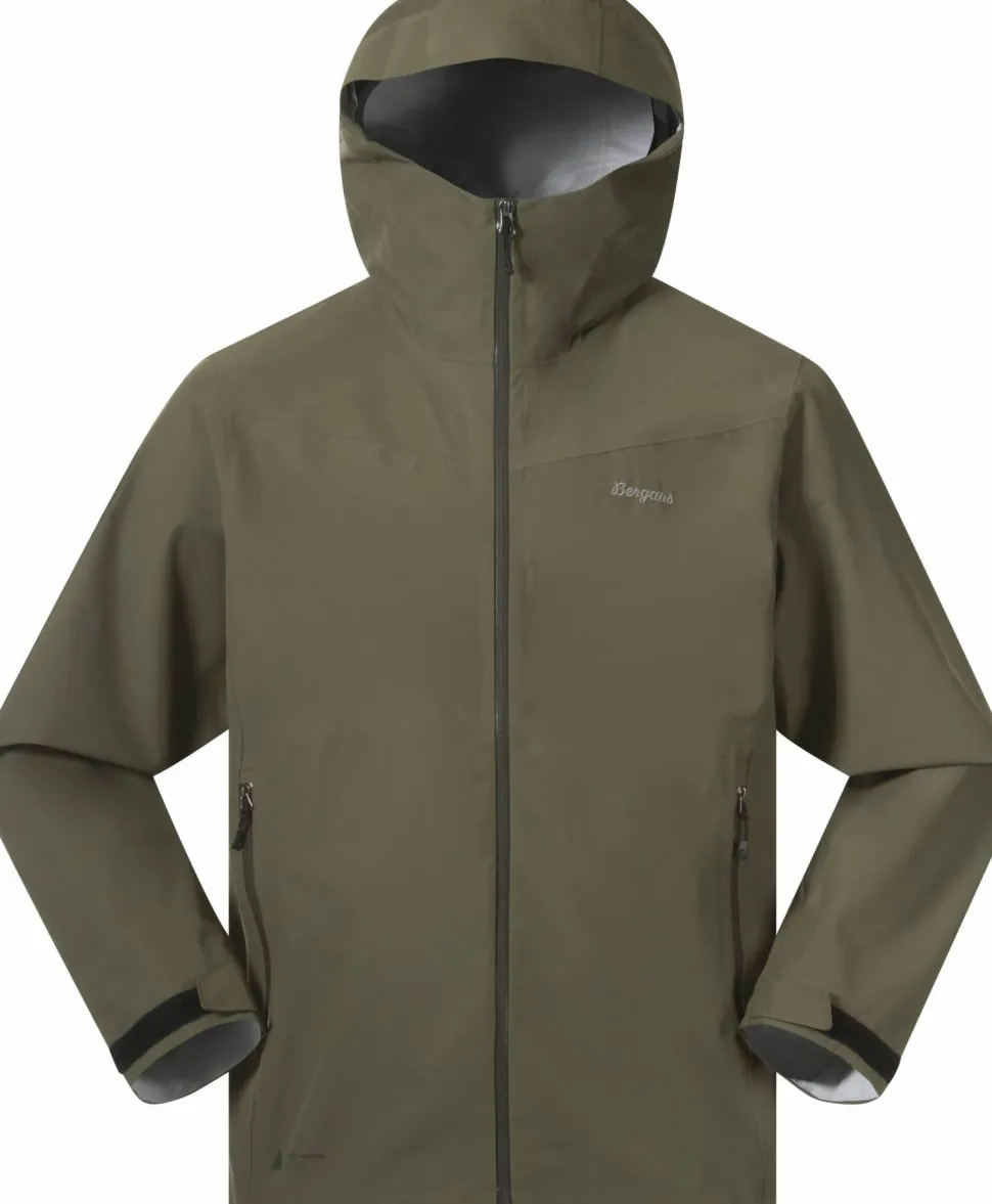 Bergans Men's Essentials 2.5l Shell Jacket Dark Green Mud