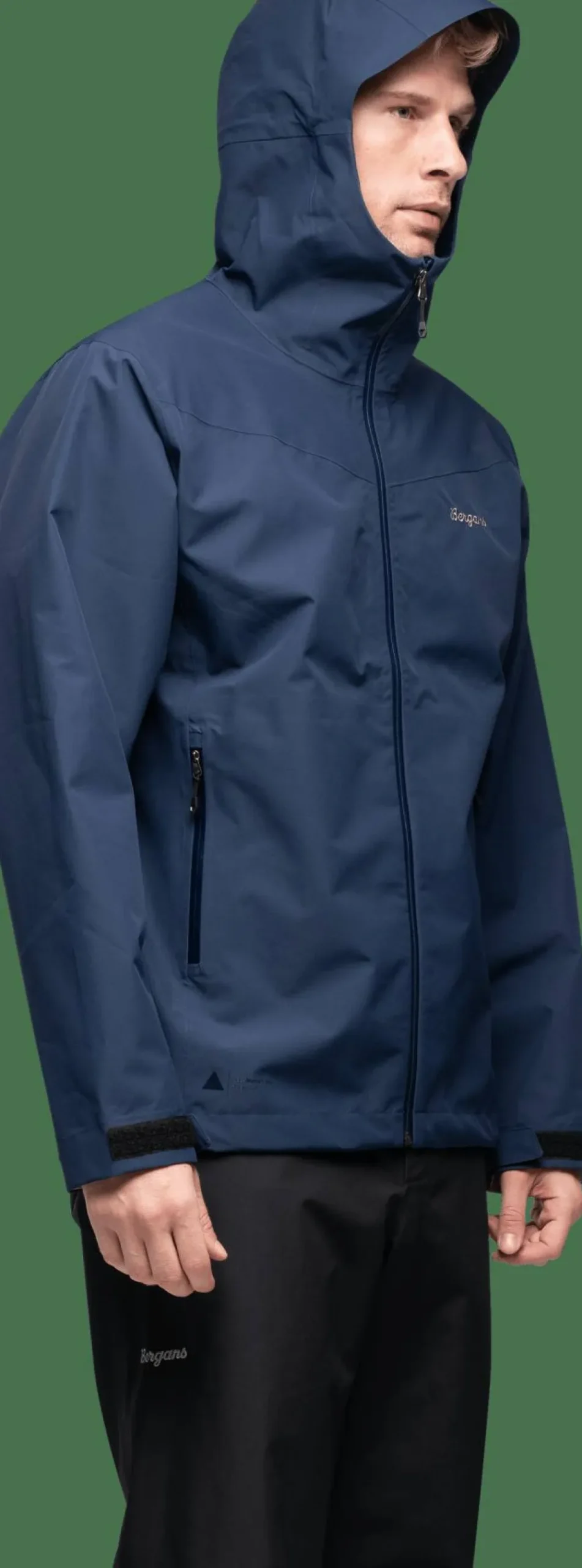 Bergans Men's Essentials 2.5l Shell Jacket Navy Blue Outlet