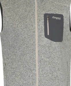 Bergans Men's Kamphaug Knitted Vest Chalk Sand