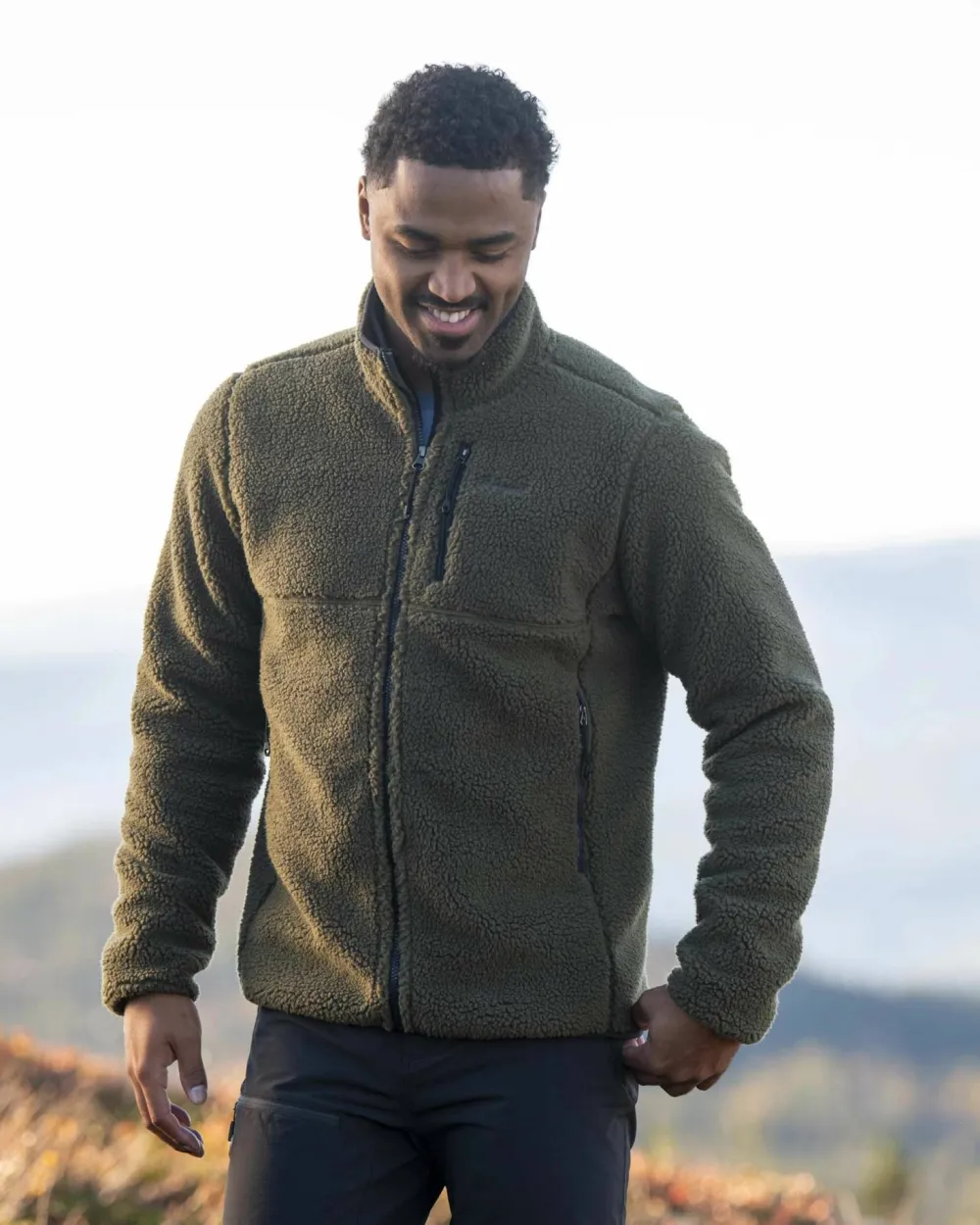 Outlet Men's Lunnan Pile Fleece Jacket Herrtröjor & Skjortor