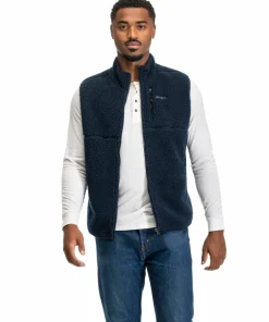 Bergans Men's Lunnan Pile Fleece Vest Navy Blue Discount