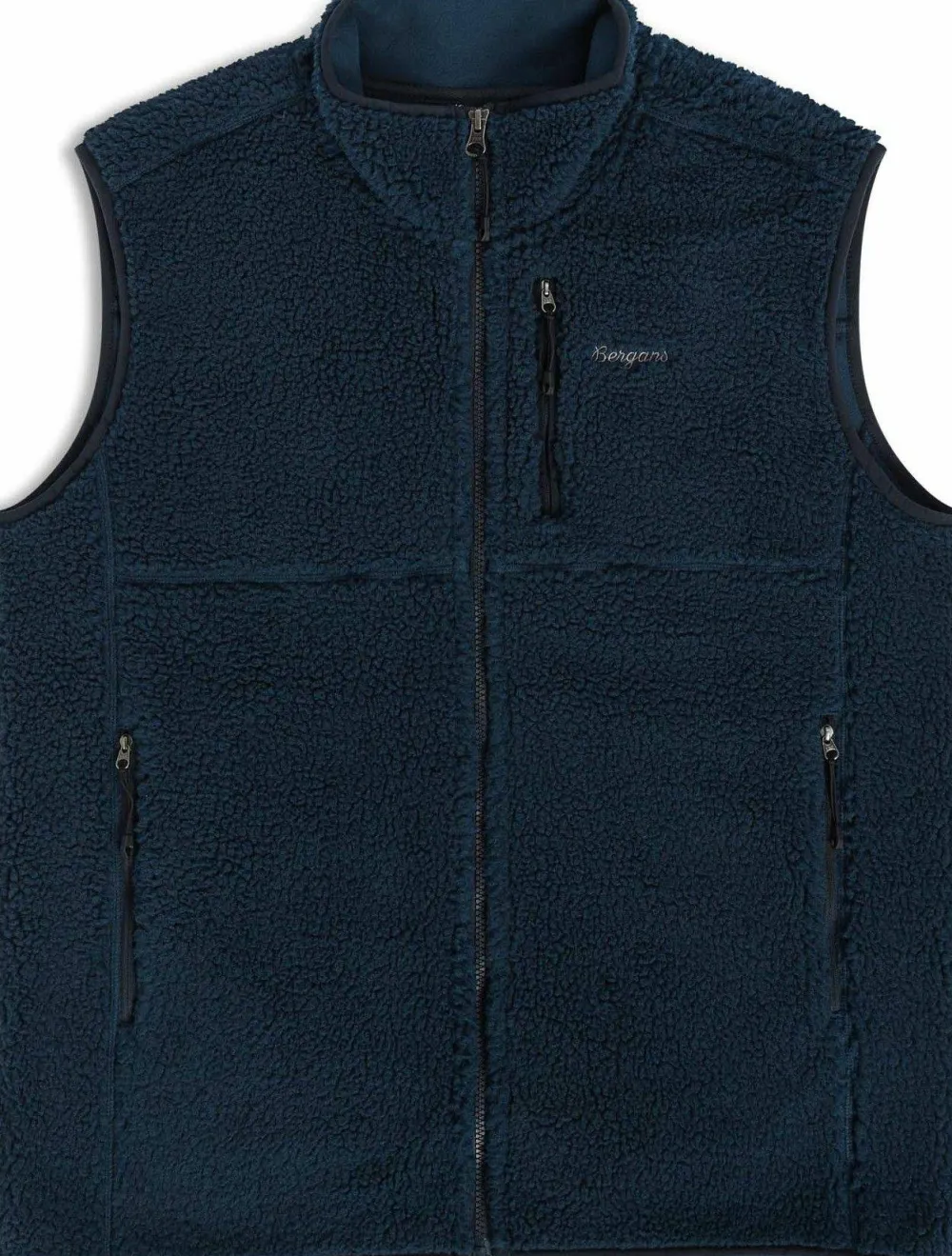 Bergans Men's Lunnan Pile Fleece Vest Navy Blue Discount