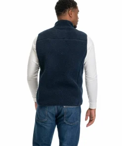Bergans Men's Lunnan Pile Fleece Vest Navy Blue Discount