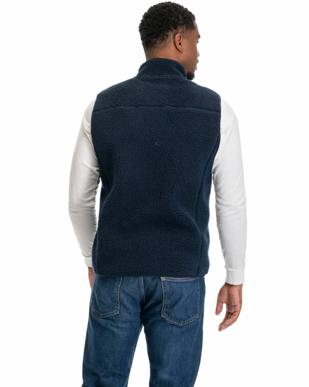 Bergans Men's Lunnan Pile Fleece Vest Navy Blue Discount