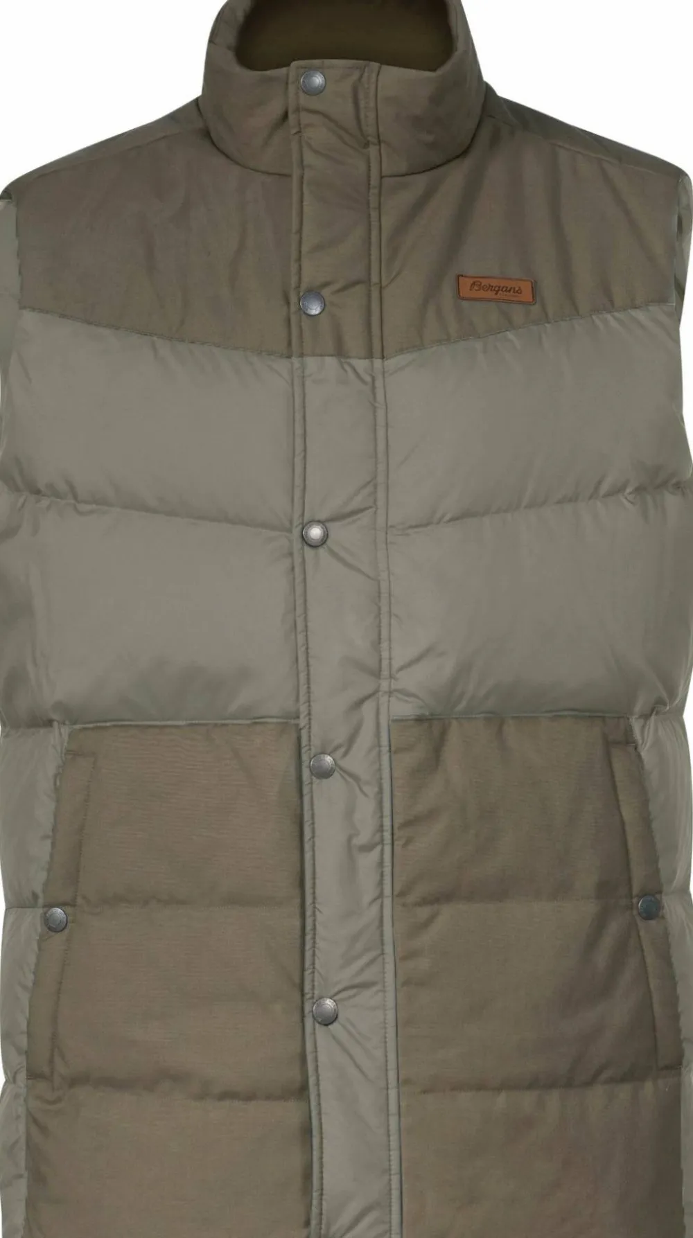 Bergans Men's Nordmarka Outdoor Down Vest Green Mud Best