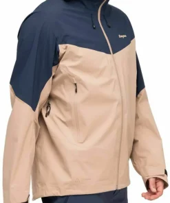 Bergans Men's Rabot Allround 3L Shell Jacket Warm Sand/Navy Blue Discount