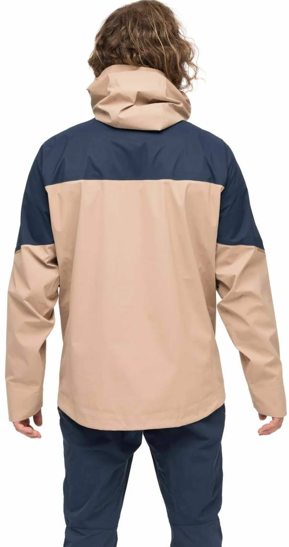 Bergans Men's Rabot Allround 3L Shell Jacket Warm Sand/Navy Blue Discount