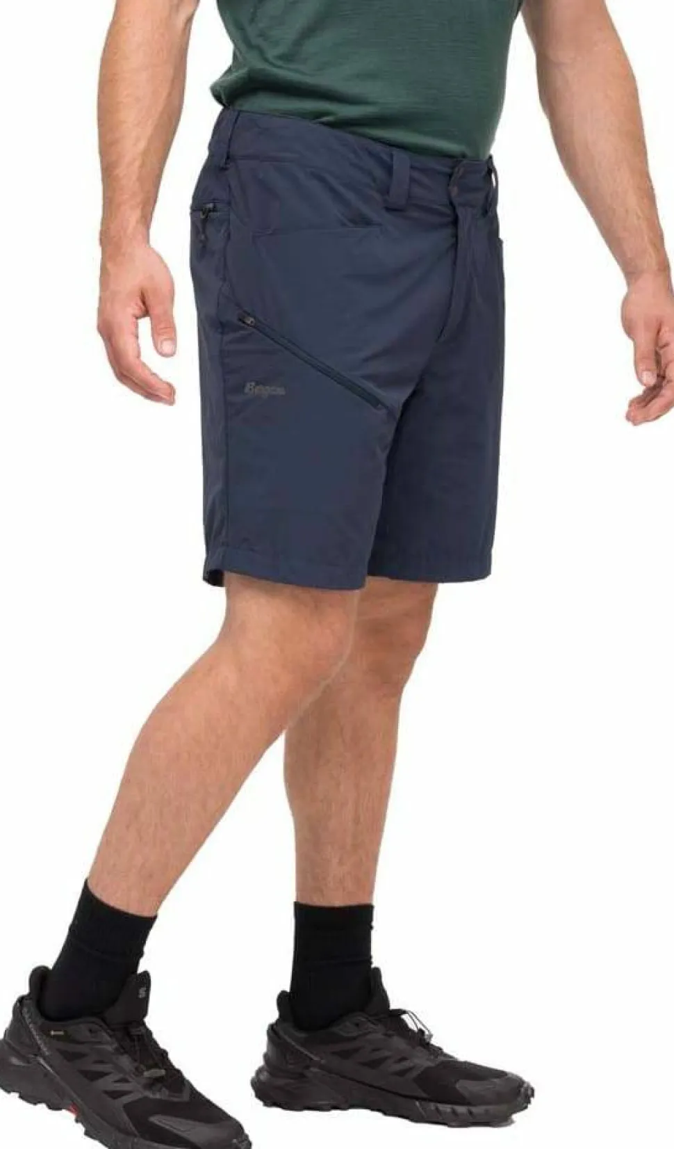 Bergans Men's Rabot Light Softshell Shorts Navy Blue