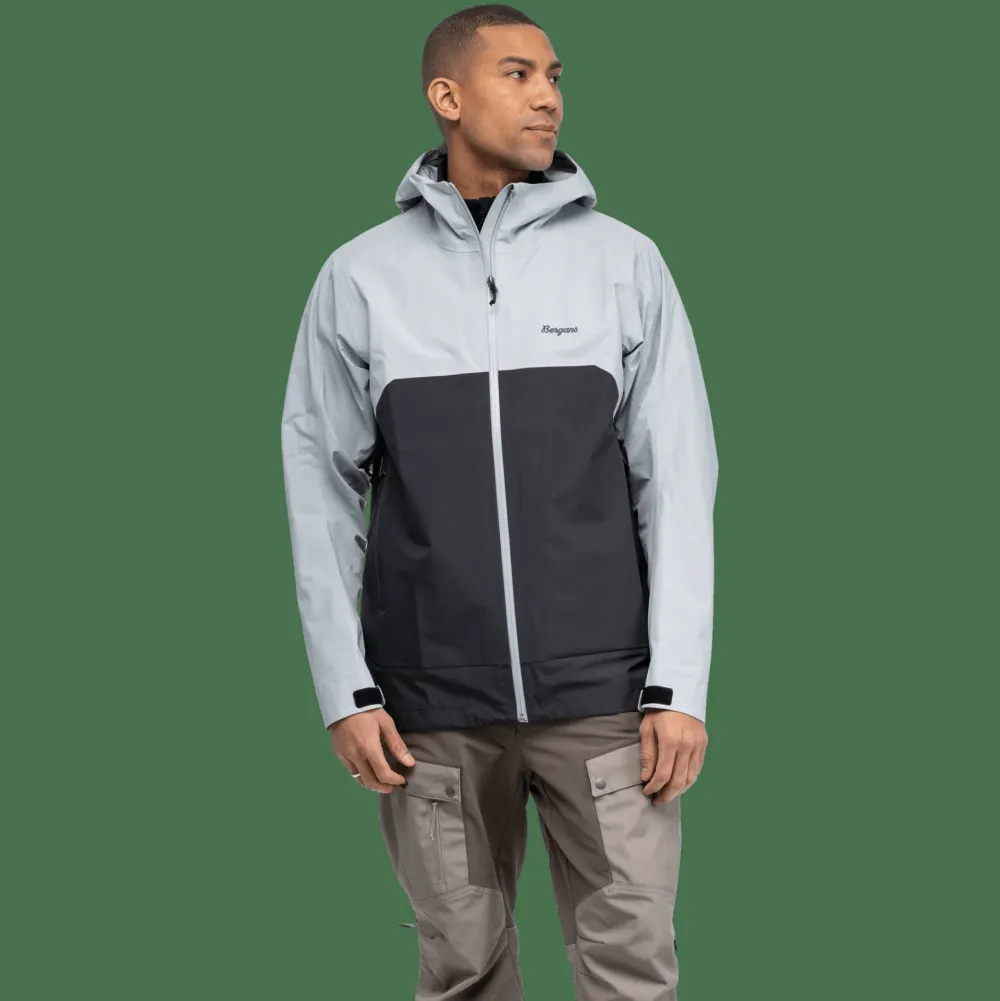 Bergans Men's Vaagaa 3L Shell Jacket Pearl Grey/Dark Shadow Grey Discount