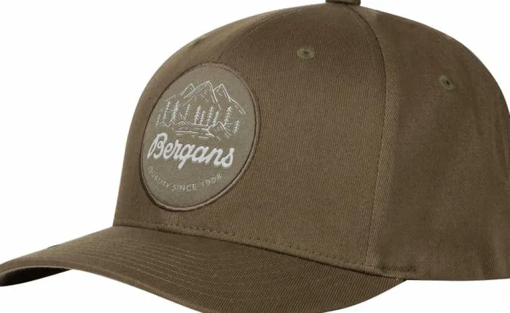 Bergans Nordmarka Epoch Flexfit Cap Green Mud Clearance