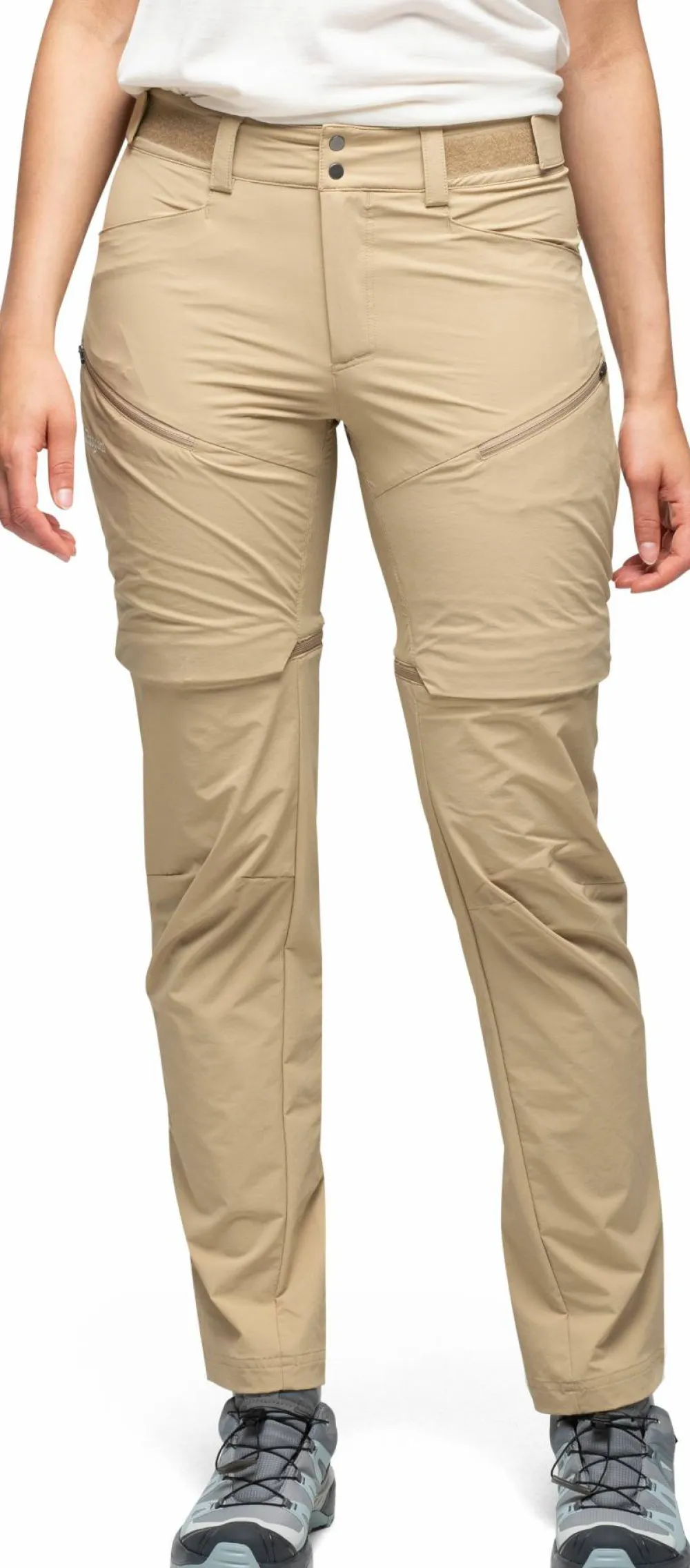 Outlet Women's Convertible Zip-Off Softshell Pants Dambyxor