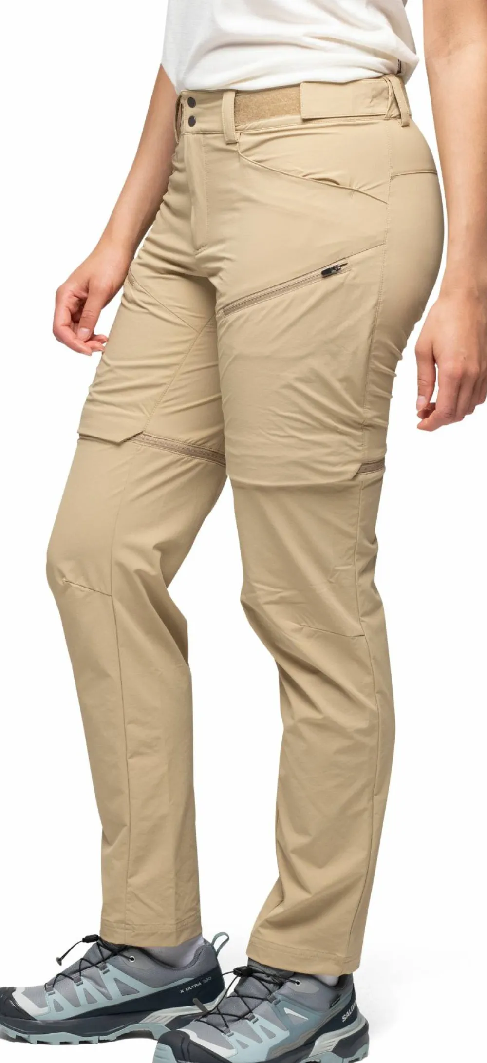 Outlet Women's Convertible Zip-Off Softshell Pants Dambyxor