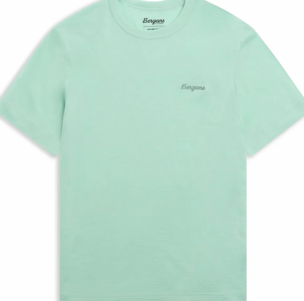Bergans Women's Logo Merino Tee Mint Crush