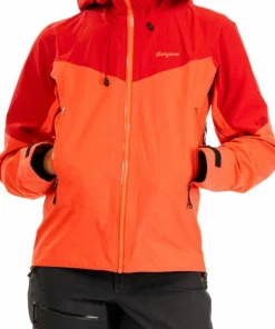 Bergans Women's Rabot Alpine 3L Shell Jacket Peachy Red/Red New