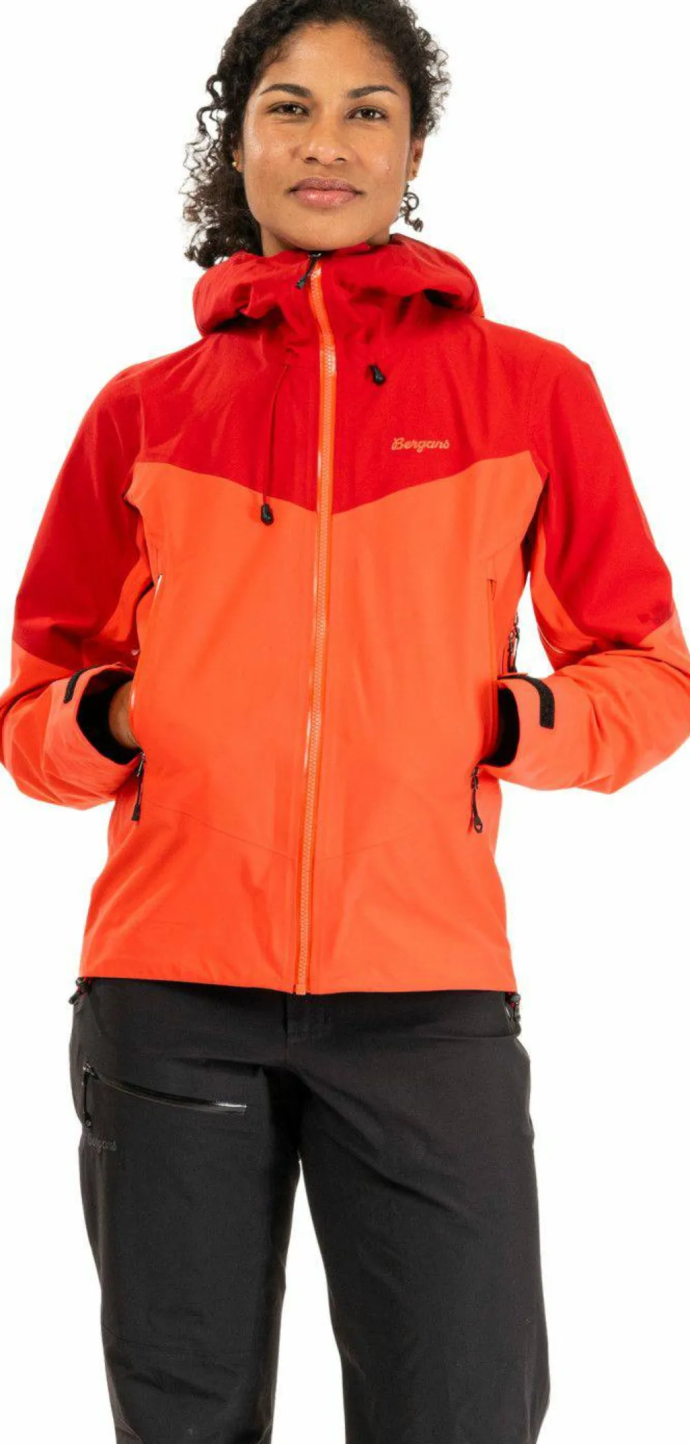 Bergans Women's Rabot Alpine 3L Shell Jacket Peachy Red/Red New
