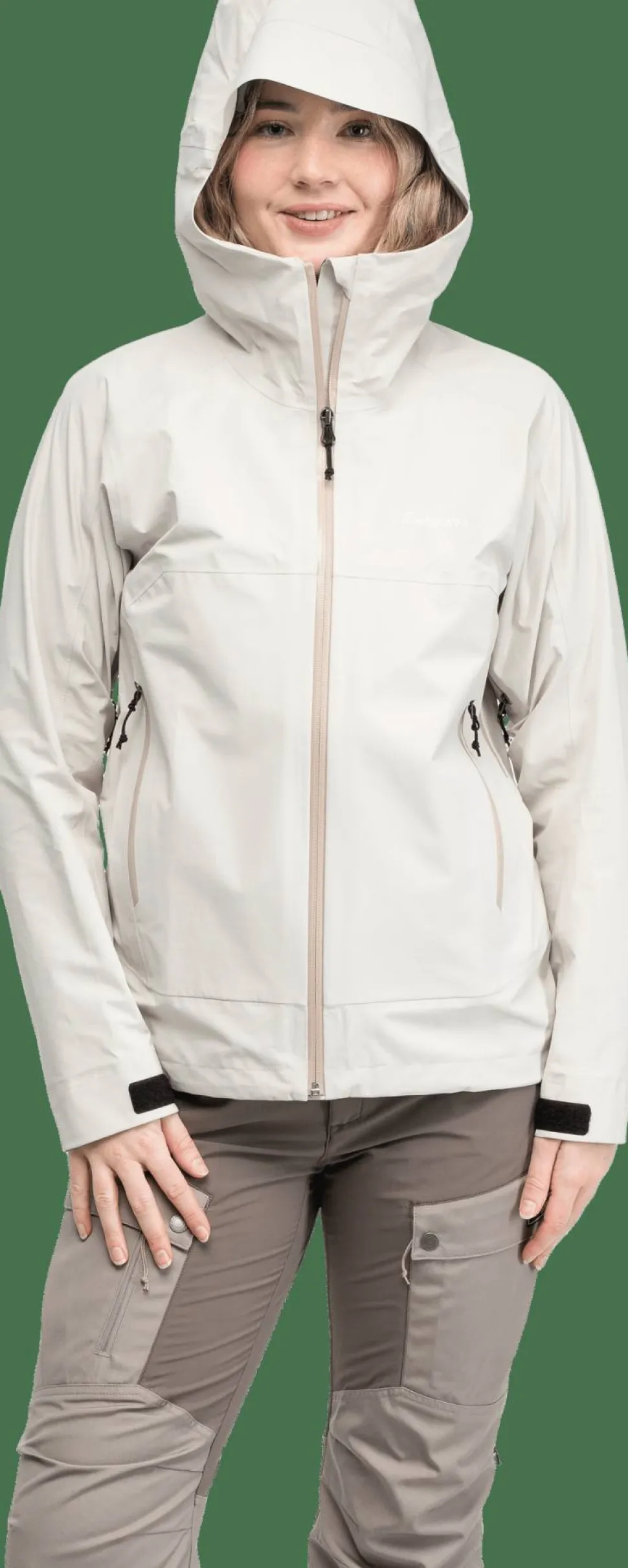 Bergans Women’s Vaagaa 3L Shell Jacket Bone White